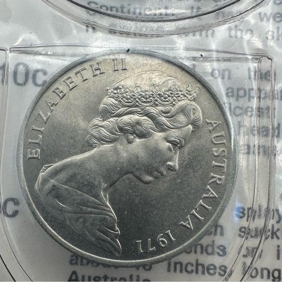 Vintage 1971 Royal Australian Mint Coin Set – Wildlife Design – Uncirculated - Picture 13 of 16